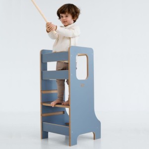 KITCHEN HELPER SLIM M BŁĘKITNY - BABYWOOD