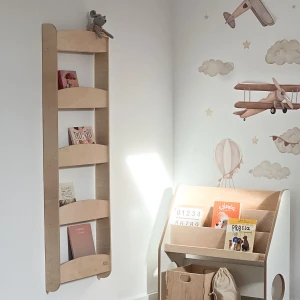 REGAŁ WISZĄCY DO POKOJU DZIECKA SLIM L - BABYWOOD