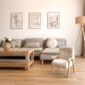 Fotelik dziecięcy Futrzak Biały Modelina Home