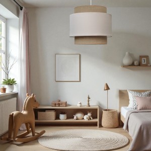 LAMPA SUFITOWA BOHO JASNY BEŻ