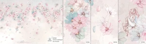 MALUMI DAPHNE BUBBLEGUM - PRÓBKA TAPETY   