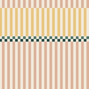 TAPETA STRIPES HAPPY CHERRY PINK AND SUNNY YELLOW - DEKORNIK