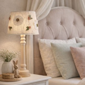 LAMPKA NOCNA Z KWIATAMI 3D - MARMYS FELT STUDIO