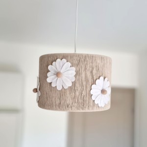 LAMPA SUFITOWA DLA DZIEWCZYNKI STOKROTKI KASZMIR - MARMYS FELT STUDIO