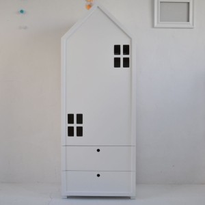 Drewniana szafa garderoba dla dzieci Miasto Mini 160 cm – We Made It
