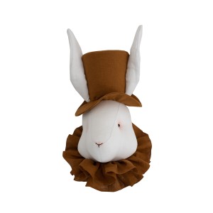 Dekoracja na ścianę do pokoju dziecka Królik w kapeluszu musztardowym – Love Me Decoration