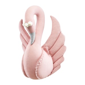 Dekoracja na ścianę do pokoju dziecka Łabędź pudrowy róż – Love Me Decoration