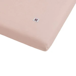 Lniane prześcieradło do łóżeczka dziecięcego dusty pink - Bellamy