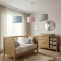 lampa sufitowa z potrójnym abażurem