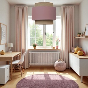LAMPA SUFITOWA BOHO DELIKATNY BRUDNY RÓŻ