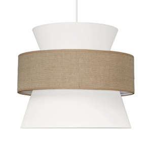 LAMPA SUFITOWA BOHO KLEPSYDRA CZYSTA BIEL