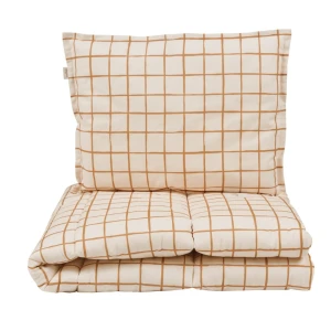 POŚCIEL BAWEŁNIANA Z WYPEŁNIENIEM CAMEL CHECK - MALOMI KIDS