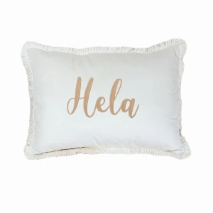 PODUSZKA DEKORACYJNA Z FRĘDZLAMI DELUX VANILLA CREAM - MALOMI KIDS