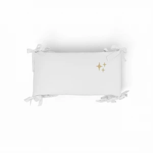 OCHRANIACZ DO ŁÓŻECZKA WASHED COTTON STARS ECRU - MALOMI KIDS
