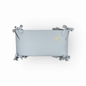 OCHRANIACZ DO ŁÓŻECZKA WASHED COTTON STARS GREY - MALOMI KIDS