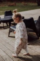 śpiworek z nogawkami dla dziecka w koniki
