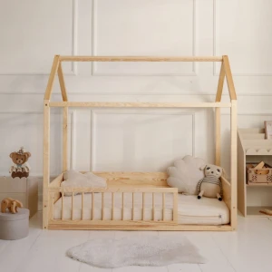 Łóżko domek Montessori 70x140 cm Wood Nest - Bellamy