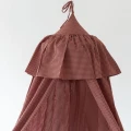 baldachim nad łóżeczko moi mili check pink