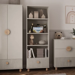 Regał z szufladą Loft kaszmir
