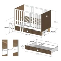 łóżeczko niemowlęce loft