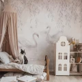tapeta łabędzie do pokoju dziewczynki(10).jpg