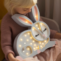 lampka nocna little lights zajączek szary