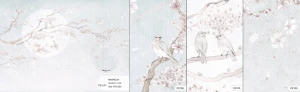 MALUMI MAGNOLIA MINT - PRÓBKA TAPETY