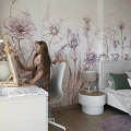 Tapeta dziecięca Spring Joy Lavender – lawendowa łąka