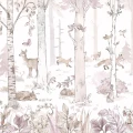 Tapeta dziecięca Hello Rabbit White z zajączkami