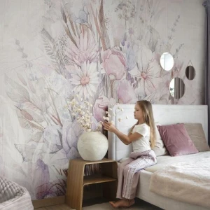 TAPETA DLA DZIEWCZYNKI ROSETTA PINK - MALUMI