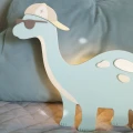 Lampka nocna Dinozaur LED z pilotem do pokoju dziecka