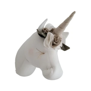 Dekoracja na ścianę do pokoju dziewczynki Jednorożec śmietankowy – Love Me Decoration