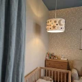 lampa sufitowa do pokoju dziecka ze sznurka