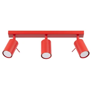 Plafon RING 3L czerwony