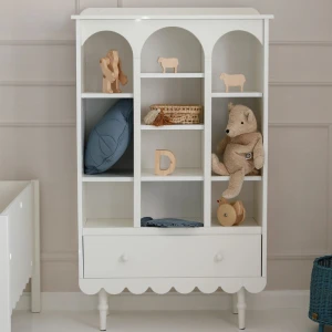 REGAŁ BABUSHKA BIAŁY - WOOD LUCK DESIGN