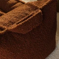 Elegancki fotel młodzieżowy Brown Sugar Teddy z miękkim wypełnieniem