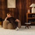 Brązowy fotel wypoczynkowy Truffle Momo Chair
