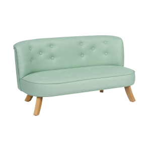 Sofa dziecięca lniana miętowa - Somebunny