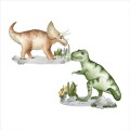 naklejki na ścianę do pokoju dziecka tyranozaur