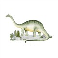 naklejka do pokoju chłopca dinozaury brontozaur