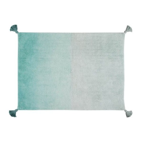 zielony dywan do prania w pralce lorena canals degrade emerald 120x160 cm