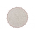 okrągły dywan dziecięcy lorena canals bubbly natural vintage nude 120 cm