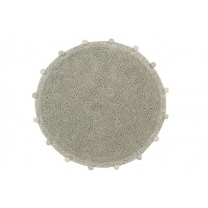 DYWAN OKRĄGŁY DZIECIĘCY BUBBLY OLIVE NATURAL 120 cm - LORENA CANALS