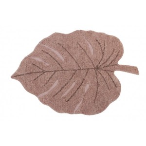 DYWAN DO PRANIA W PRALCE MONSTERA VINTAGE NUDE 120x180 CM - LORENA CANALS