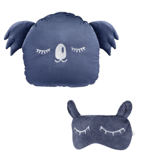 ZESTAW SLEEPOVER KOALA: PODUSZKA + OPASKA NA OCZY - KIDSPACE