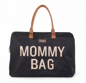TORBA MOMMY BAG CZARNO - ZŁOTA - CHILDHOME