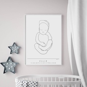 MINIMAL LINE - PERSONALIZOWANA METRYCZKA #6
