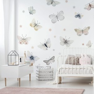 NAKLEJKI NA ŚCIANĘ MOTYLE - YOKO DESIGN