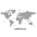 naklejka na ścianę mapa świata yokodesign