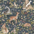 tapeta Dekornik cute forest animals ciemna